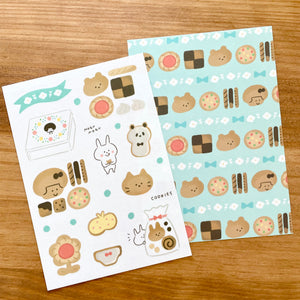 Mizutama Cake Shop Sticker Sheet - Cookies