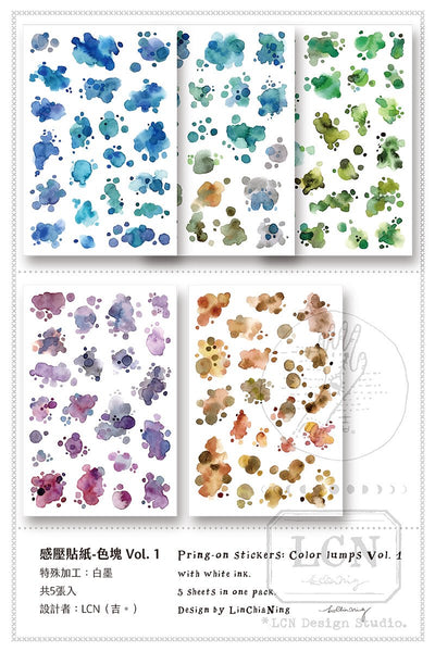 LCN Print-On Sticker Set - Colors Lump V.1
